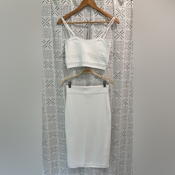 Ba&Sh - Servan & Saturne Ivory Skirt Set - Size Medium - Picture 7 of 9